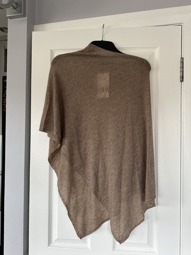 Poncho zara cammello 100 - poncho, 100%