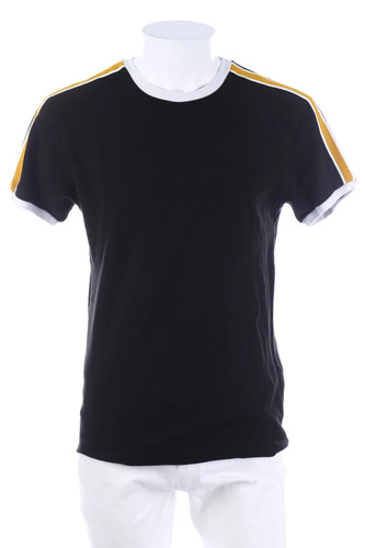 Shirt bershka cotone nera - bershka,