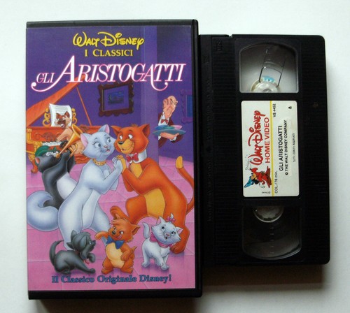 Vhs gli aristogatti walt - aristogatti,