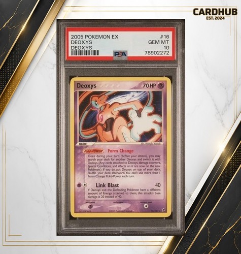 Carta pokemon deoxys 107 - pokemon, 16/107