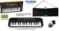 Casio SA51 ex SA47 NERA NUOVA TASTIERA SCOLASTICA 32 Tasti + BORSA +ALIMENTATORE