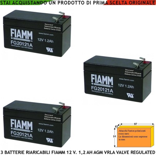 Batteria pezzi per allarme - 3,