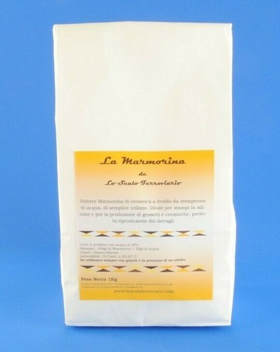 Marmorina bianca ceramica a - marmorina, di