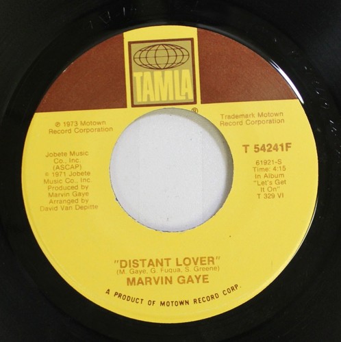 Soul marvin gaye distant - 45,