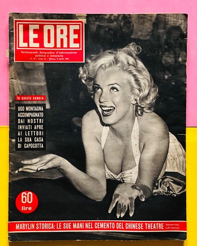 Marilyn monroe rara - rara, rivista