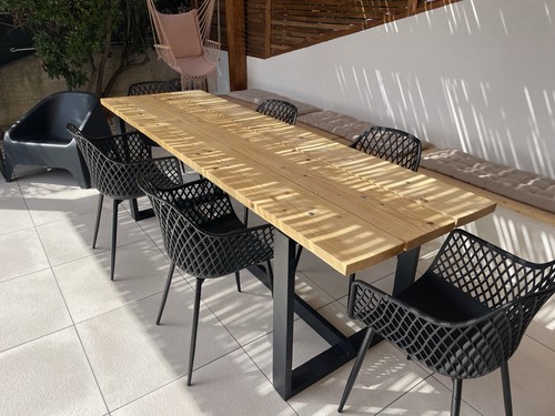 Tavolo legno spazzolato - tavolo,