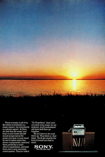 Sony stereo system 1980 - sony,