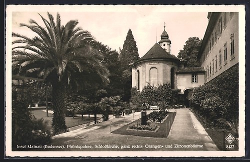 Cartolina isola mainau - cartolina, di