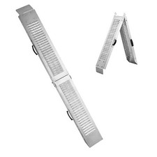 Rampa da carico in acciaio antiscivolo da 250 kg per moto scooter da marciapiede