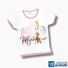 t-shirt taglia unica da donna Marilyn Monroe in cotone