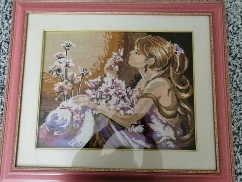 Quadro fatto mano ricamo - quadro, a