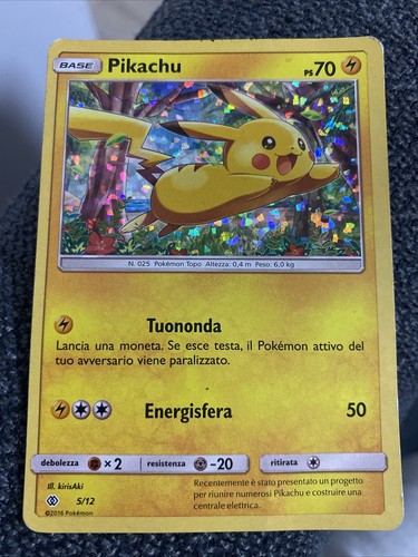 Pikachu holo promo - pikachu, (ita)