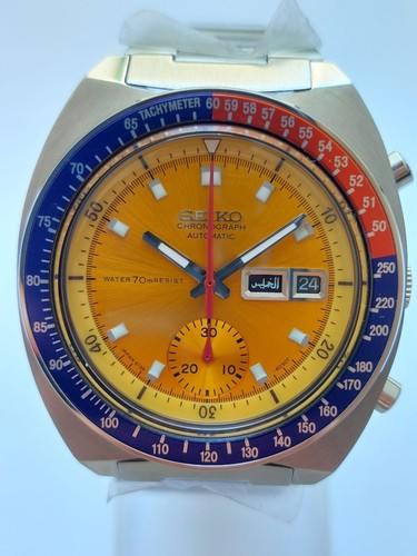 Seiko chronograph orange - orange, pogue