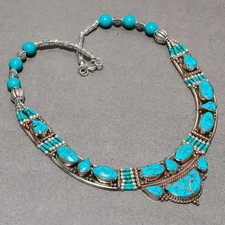 Collana nepalese turchese