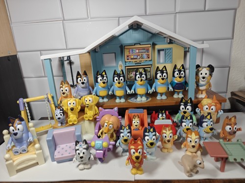 Figurine bluey giganti casa - bluey, +