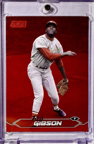 Bob gibson rara - topps, foil