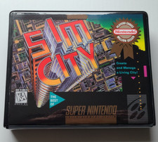 Sim-City CASE Super Nintendo