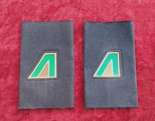 Coppia spalline tubolari da camicia anni '80 Alitalia originali rari