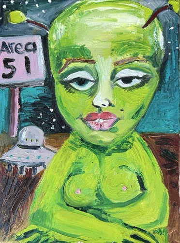 Sexy olio astronave verde - olio,