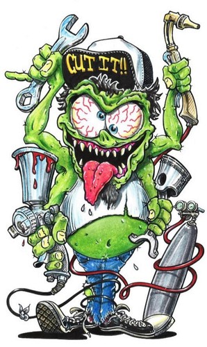 Adesivo meccanico monster 5 - adesivo,