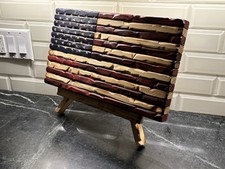 Rustic Wood American Flag