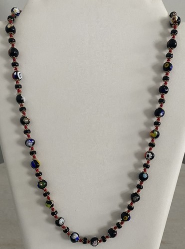 Collana vintage italiana vetro - vintage,