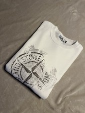 Sweat Stone Island Blanc