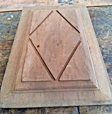 PANNELLO DI LEGNO DI NOCE A ROMBO SEC. XVII  VEDI DESCRIZIONE E FOTO