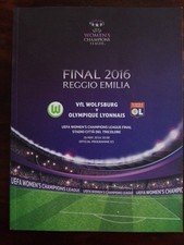 PROGRAMMA UFFICIALE FINALE CHAMPIONS LEAGUE 2016 CALCIO DONNE WOLFSBURG VS OLYMP