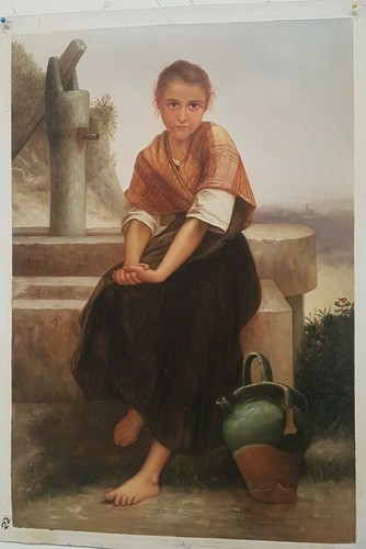 Quadro dipinto mano olio su - olio,