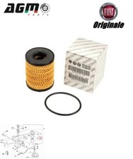 FILTRO OLIO ORIGINALE FIAT PANDA 312 500 L X DOBLO FIORINO 1,3 D MTJ 6000626333