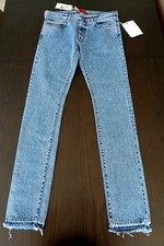Jeans 424 slim uomo blu denim
