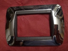 BTICINO L4803CR PLACCA metallo LIVING 3POSTI CROMO lucido