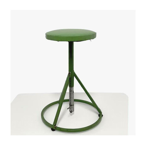 Sgabello industriale vintage