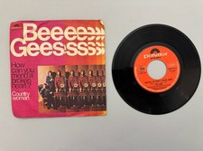 45 GIRI BEE GEES HOW CAN YOU MEND A BROKEN HEART CON AUTOGRAFO 1971 SIAE 2058115