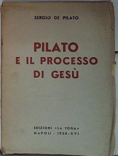 Sergio pilato il - e,