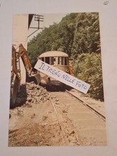Fotografia Stazione di Borgo San Lorenzo Automotrice distrutta  Anno 1986