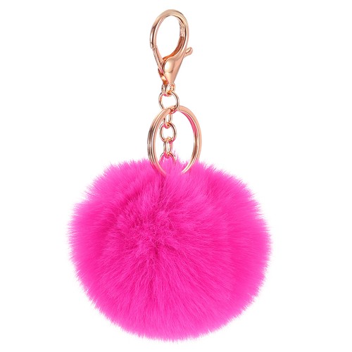 8cm portachiavi pom finta - 8cm,