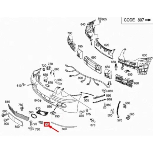 Per mercedes w211 - w211, anteriore