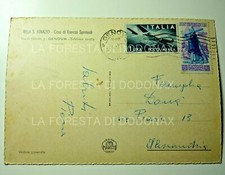 STORIA POSTALE REPUBBLICA POSTA AEREA 1951 ? SANTA CATERINA  GENOVA