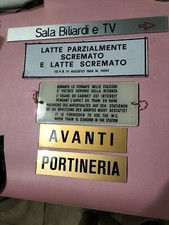 Insegne Tabelle Epoca