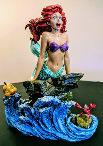 Statua ariel sirenetta 31cm - statua,