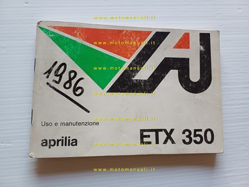 Aprilia etx 350 1986 - aprilia,