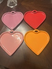 Williams Sonoma Cuore Dessert Piatti Snack Collezione Cuore Rustico Set di 4