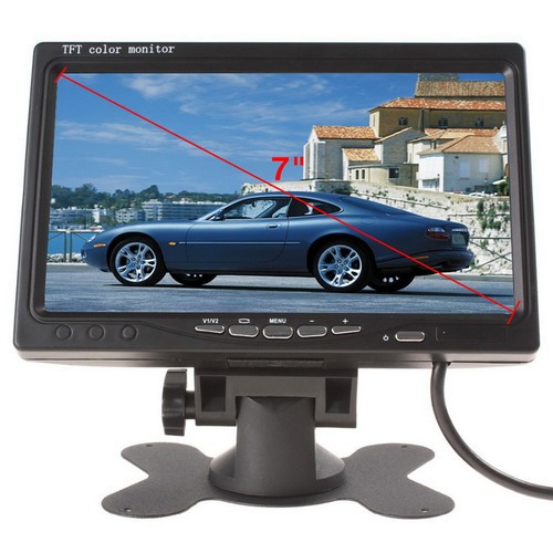 Tft lcd monitor auto - lcd, supporta