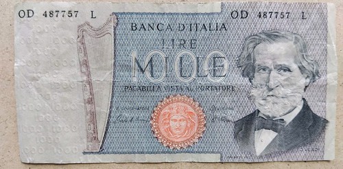 Banconota mille lire 1000 - mille,