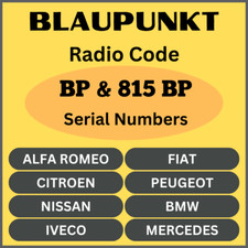Sblocca tua radio blaupunkt - tua,