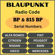 SBLOCCA LA TUA RADIO BLAUPUNKT