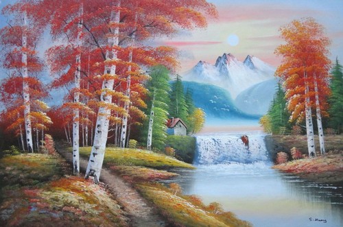 Dipinto olio 24x36 alaska - dipinto,