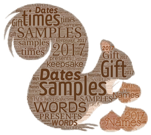 Quadro word art regalo - quadro,